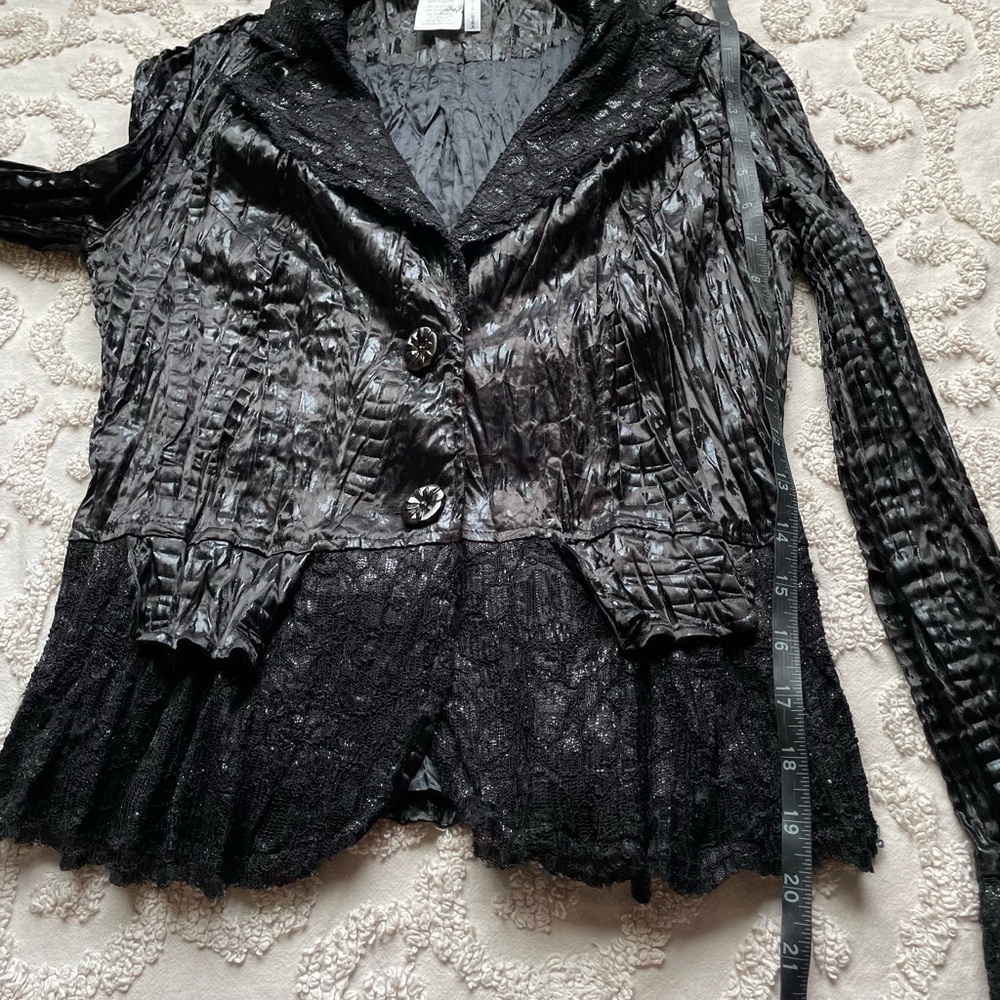 Alberto Makali Lace All Black Jacket small - Picture 6 of 8